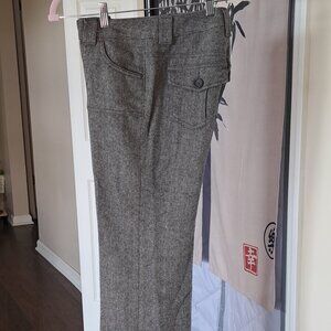 Banana Republic 66% Wool Herringbone Lined Pants Trousers Sz 2